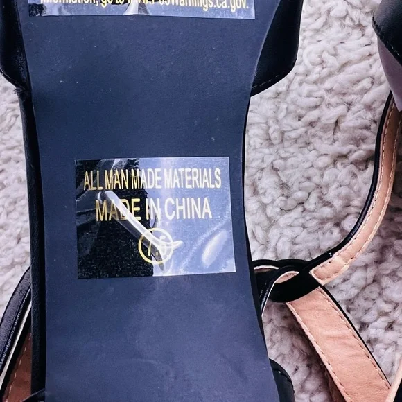 WOMENS CHASE AND CHLOE BLACK HEELS SIZE 7.5 GUC - Picture 8 of 13